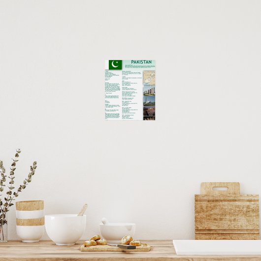 Pakistan Poster (Keuken)