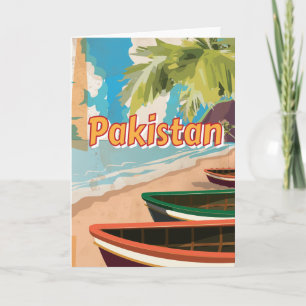 Pakistan Poster vakantie Feestdagen Kaart