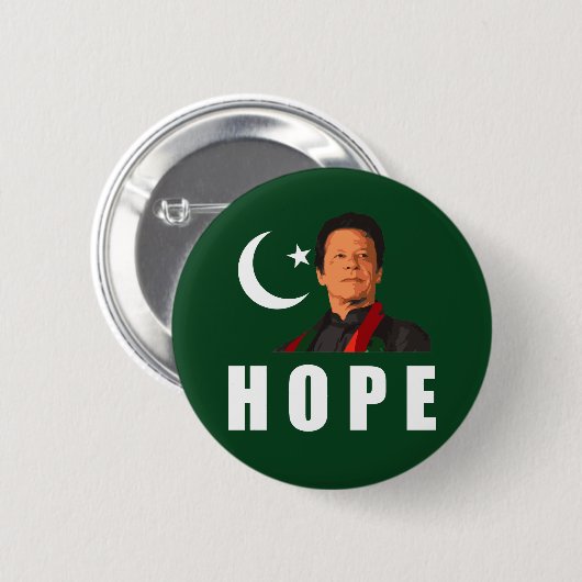 Pakistan President Ondersteuning Badge Pin Button (Voorkant /achterkant)