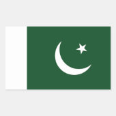 Pakistan Rechthoekige Sticker (Voorkant)