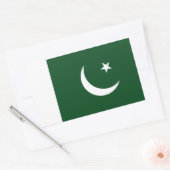 Pakistan Rechthoekige Sticker (Envelop)