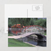 Pakistan, regio Skardu. Shangri La Lodge Briefkaart (Voorkant / Achterkant)