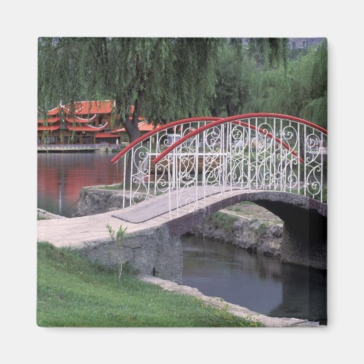 Pakistan, regio Skardu. Shangri La Lodge Magneet (Voorkant)