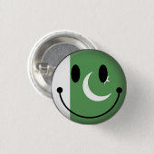Pakistan Ronde Button 3,2 Cm (Voorkant /achterkant)