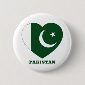 Pakistan Ronde Button 5,7 Cm (Voorkant)