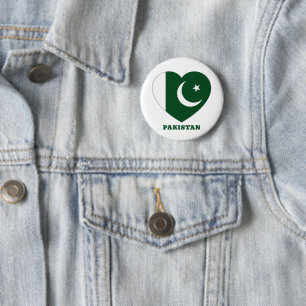 Pakistan Ronde Button 5,7 Cm