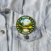 Pakistan Ronde Button 7,6 Cm (In situ)