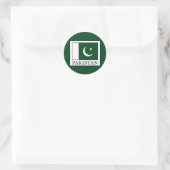 Pakistan Ronde Sticker (Tas)