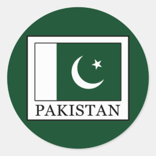 Pakistan Ronde Sticker