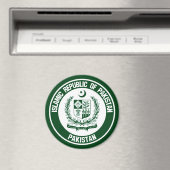 Pakistan Round Emblem Magneet (Insitu (Vaatwasser))