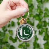 Pakistan Round Emblem Sleutelhanger (Hand)
