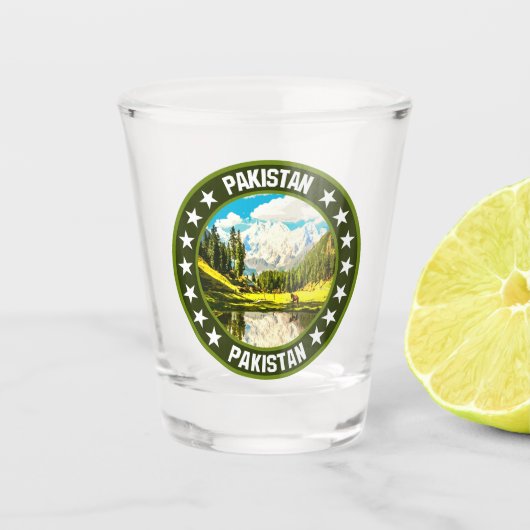 Pakistan Shot Glas (Voorkant)