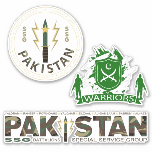 PAKISTAN SSG STICKER (Voorkant)