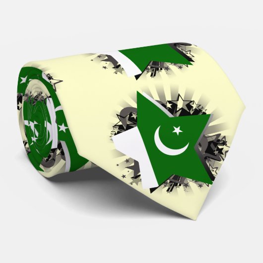 Pakistan Star Stropdas (Opgerold)