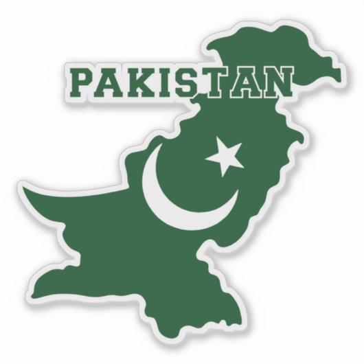 Pakistan Sticker (Voorkant)