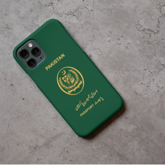 Pakistan Travel Passport Print Souvenir Case-Mate iPhone 14 Hoesje