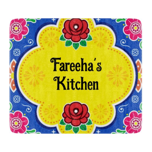  Pakistan Truck Art Glass snijplank (Voorkant)