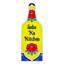 Pakistan Truck Art Glass snijplank