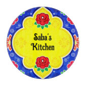  Pakistan Truck Art Glass snijplank (Voorkant)