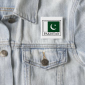 Pakistan Vierkante Button 5,1 Cm (In situ)