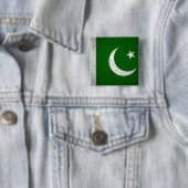 Pakistan Vierkante Button 5,1 Cm (In situ)