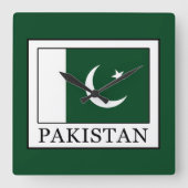 Pakistan Vierkante Klok (Voorkant)