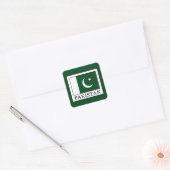 Pakistan Vierkante Sticker (Envelop)