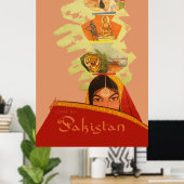 Pakistan - Vintage Poster (Thuiskantoor)