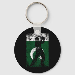 Pakistan Vlag Cricket Jersey Fan Speler Coach Sleutelhanger