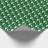 Pakistan Vlag Honeycomb Wrapping Paper Cadeaupapier (Hoek)
