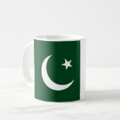 Pakistan Vlag Keramische Koffie Mok (Voorkant links)