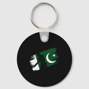 Pakistan Vlag Pakistan Cricket Fan Speler Coach Om Sleutelhanger