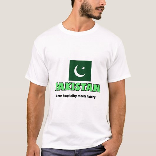 pakistan waar gastvrijheid t-shirt (Voorkant)