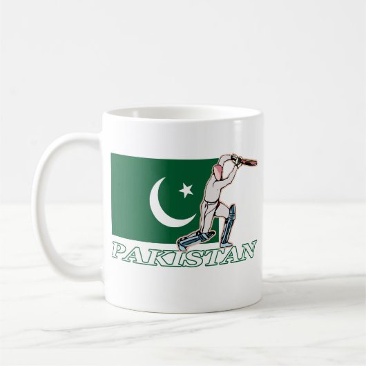 Pakistani cricket Player Koffiemok (Links)