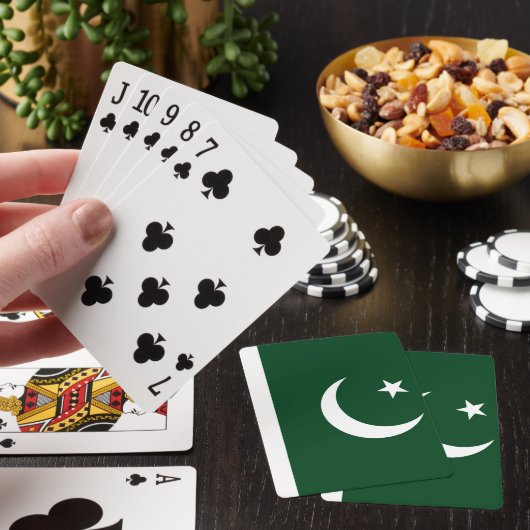 Pakistani flag Playing Cards Speelkaarten (Insitu)