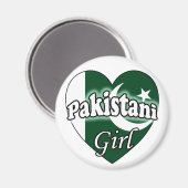Pakistani Girl Magneet (Voorkant / Achterkant)