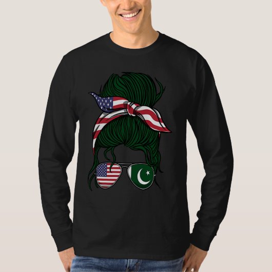 Pakistani Roots Pakistan Girl T-shirt (Voorkant)