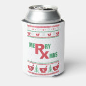 Pakkelijk kerstfeest - vrolijke feestdagen blikjeskoeler (Blikje Achterkant)