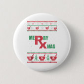 Pakkelijk kerstfeest - vrolijke feestdagen ronde button 5,7 cm (Voorkant)