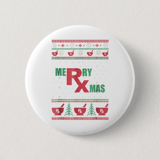 Pakkelijk kerstfeest - vrolijke feestdagen ronde button 5,7 cm (Voorkant)