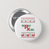 Pakkelijk kerstfeest - vrolijke feestdagen ronde button 5,7 cm (Voorkant /achterkant)