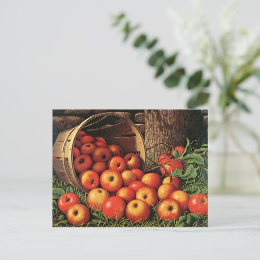 Pakket appelen briefkaart (Staand voorkant)