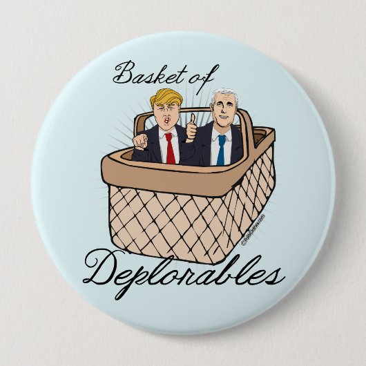Pakket betreurenswaardige zaken - Trump Pence Ronde Button 4,0 Cm (Voorkant)