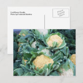 Pakket bloemkool briefkaart (Voorkant / Achterkant)