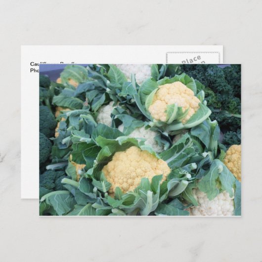 Pakket bloemkool briefkaart (Voorkant / Achterkant)