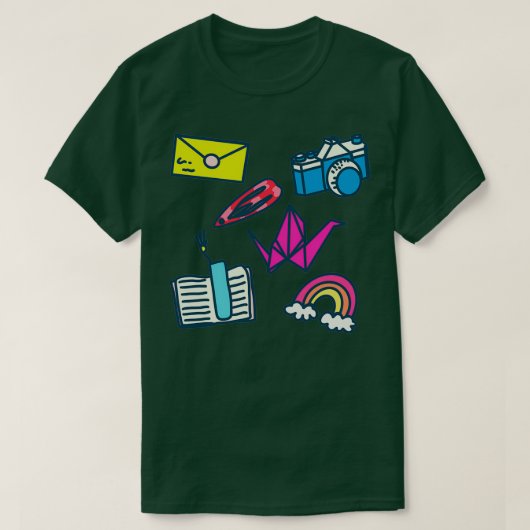 Pakket favoriete dingen t-shirt (Design voorkant)