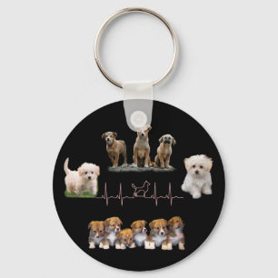 Pakket honden, pakket Funny Dogs Sleutelhanger