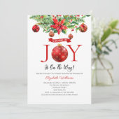 Pakket met Baby shower voor kerstversiering Kaart (Staand voorkant)