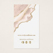 Pakket met eierstokken visitekaartje (Achterkant)