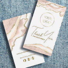 Pakket met eierstokken visitekaartje